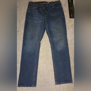 George Dark Blue Straight Jeans